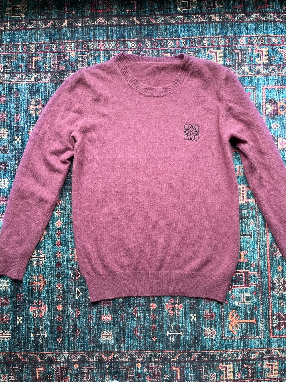 Loewe Crewneck Sweater in Plum